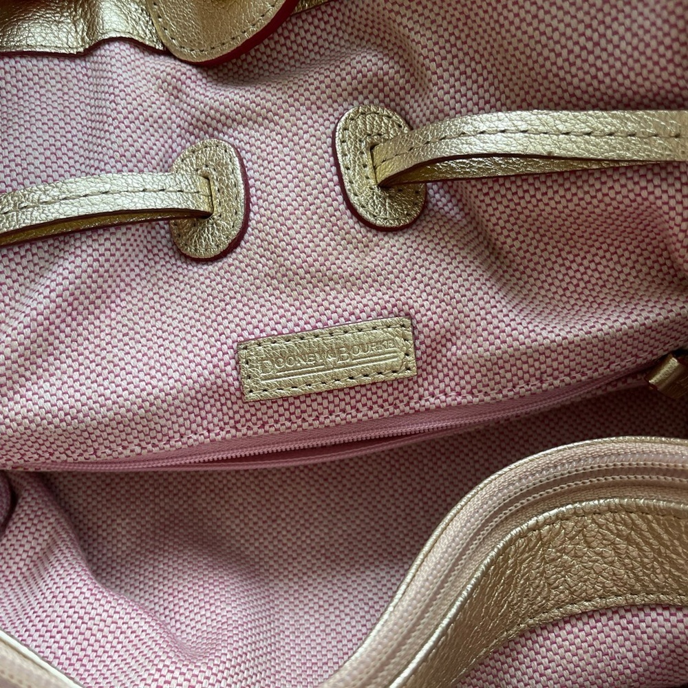 Dooney and Bourke “Chiara” Large Gold Tote - Picture 9 of 11
